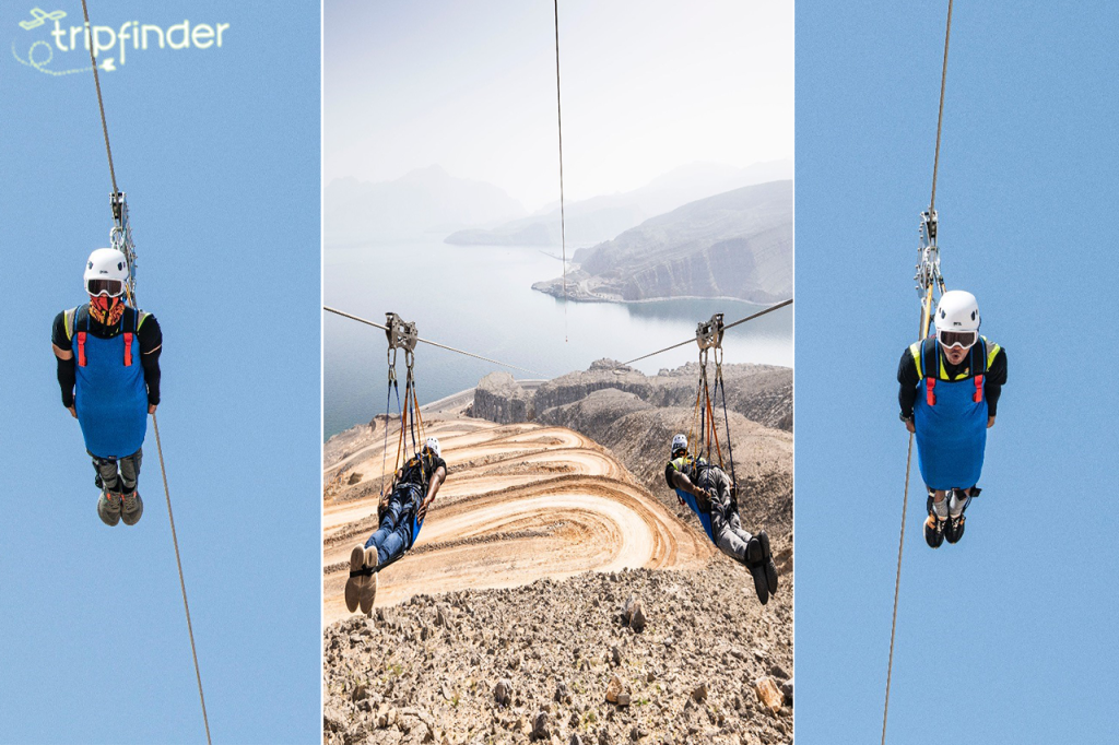 <strong>Glide over the skies of Khasab on Oman’s longest zip line</strong>